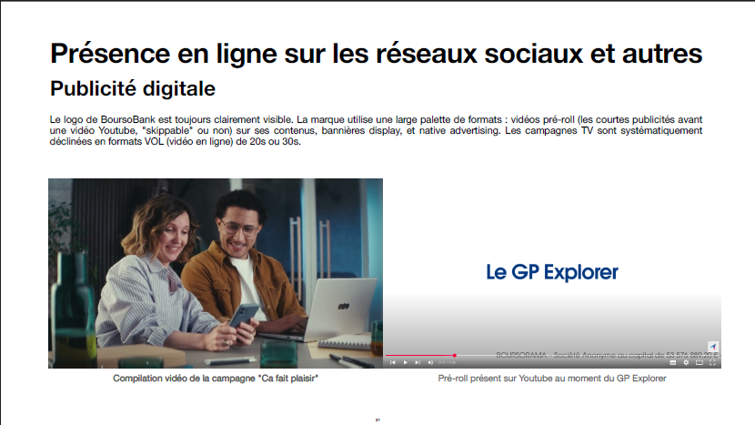 Audit de communication numérique - BoursoBank