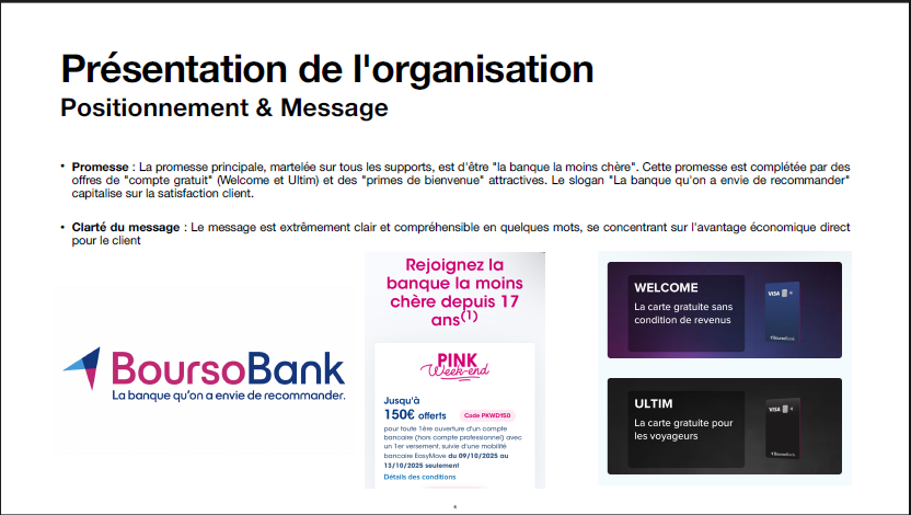 Audit de communication numérique - BoursoBank