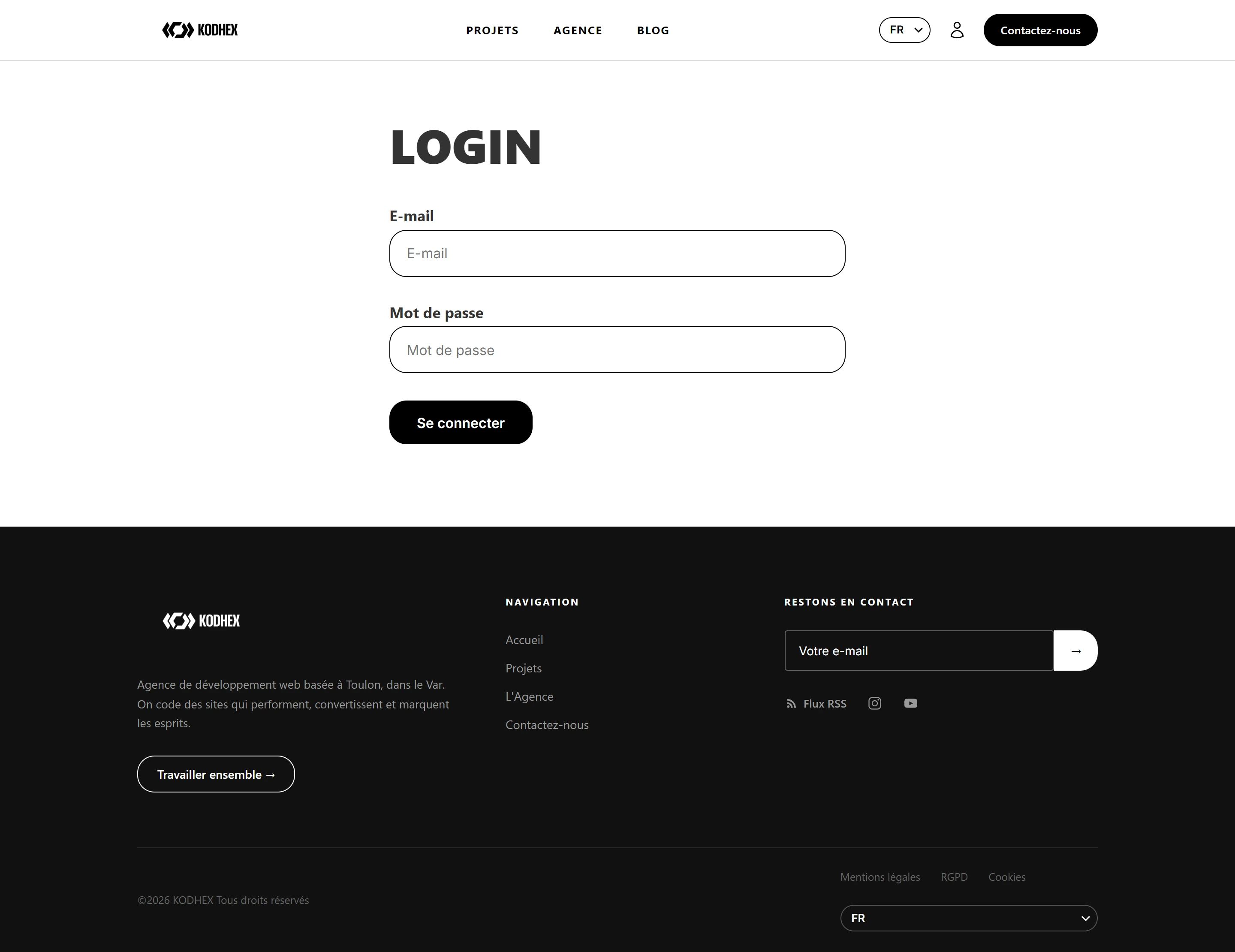 Site web KODHEX