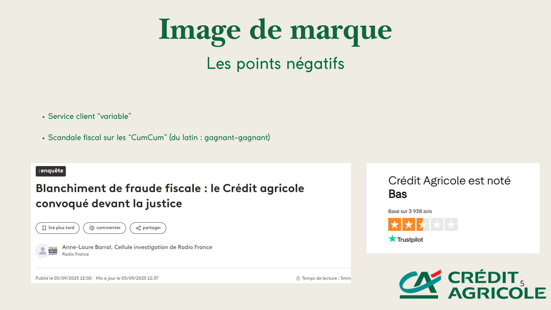 TD de stratégie de communication