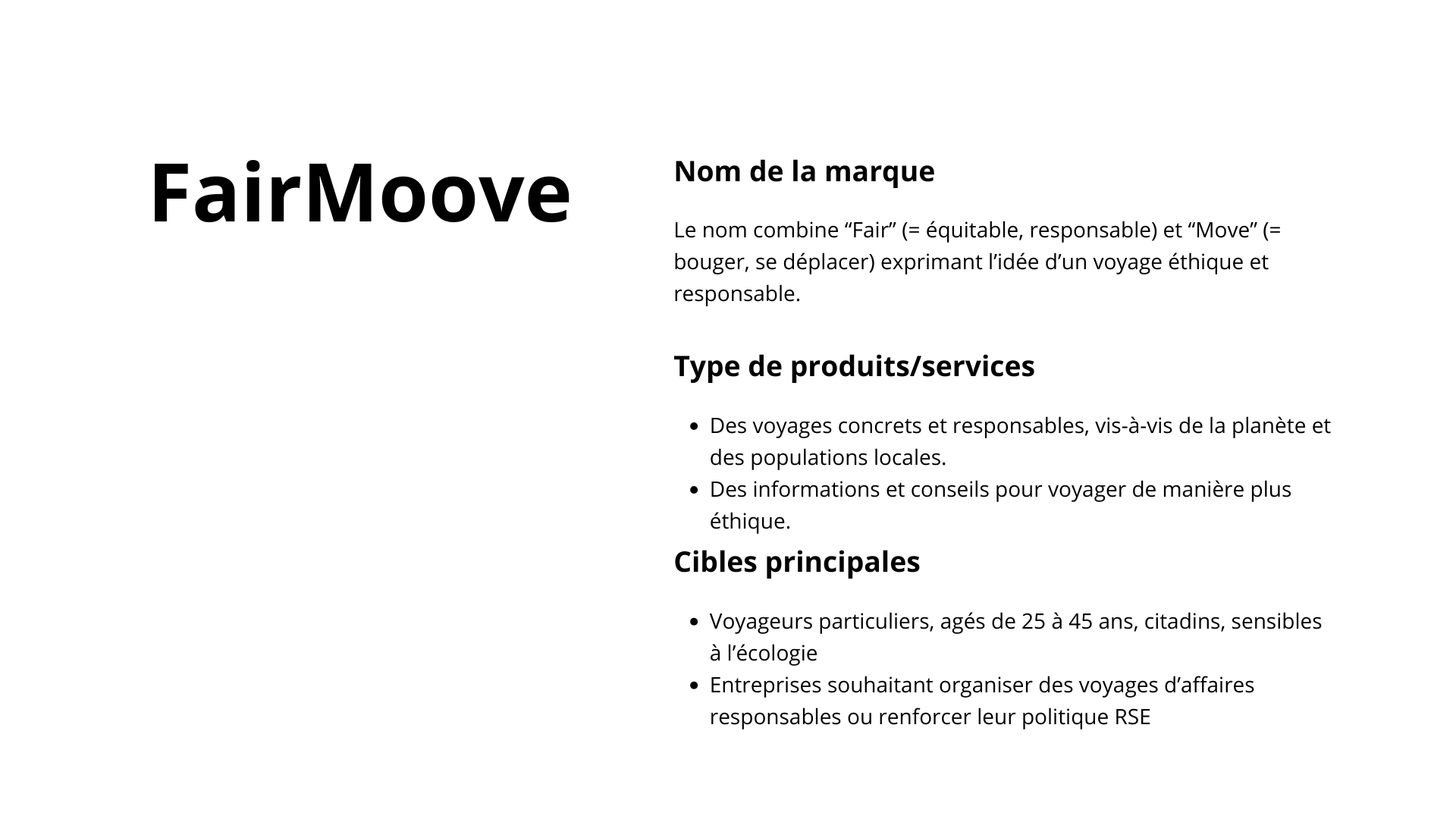 TD de stratégie de communication